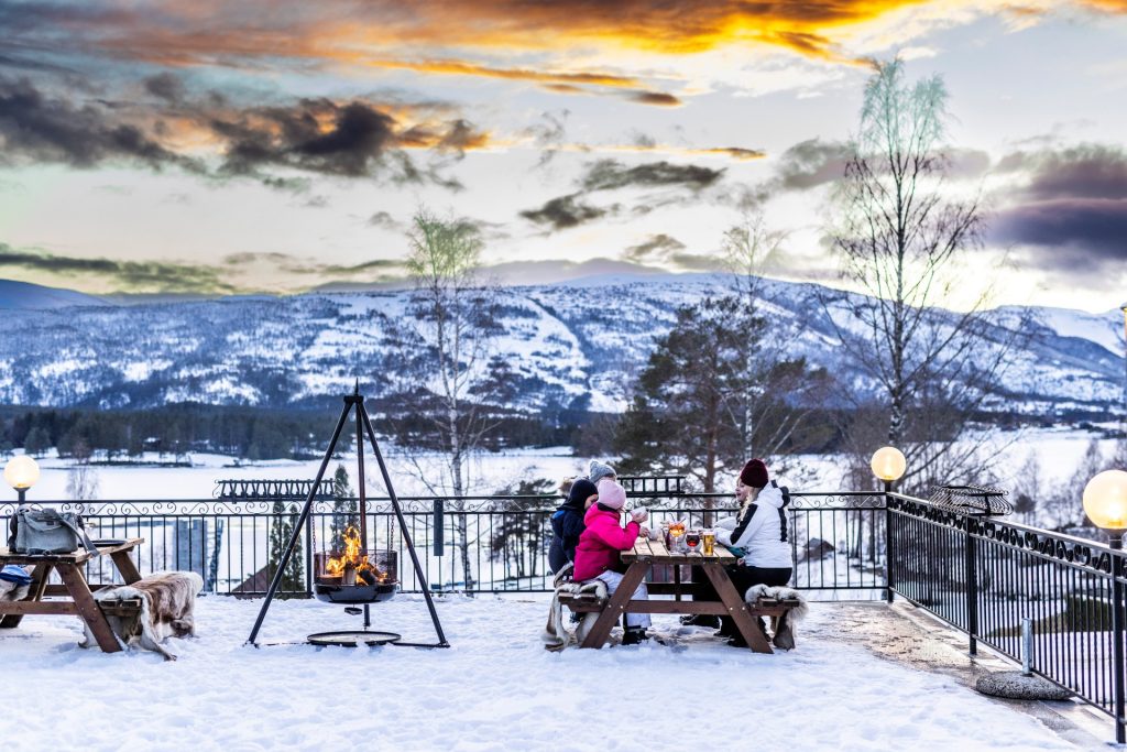 Gezelligheid in de sneeuw in Vrådal