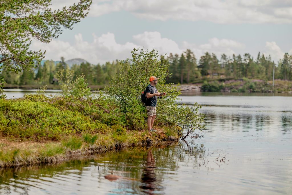 vissen - zomeractiviteit in Noorwegen