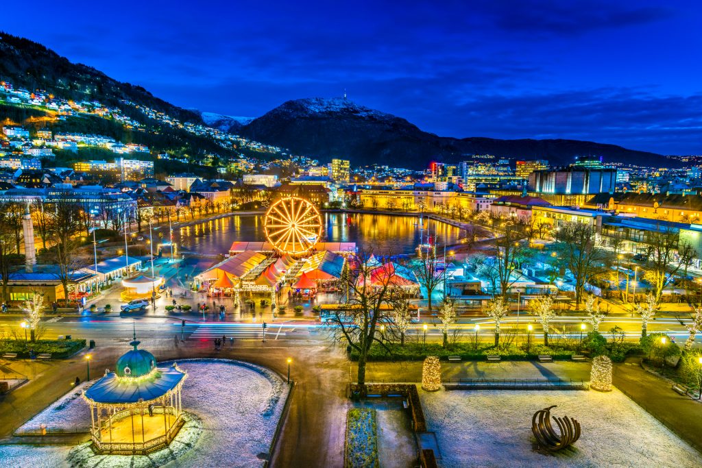Kerstmarkt in Bergen