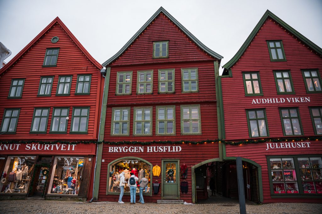 Shopping bij Bryggen