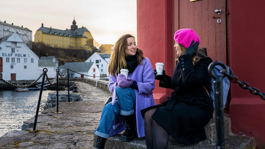 Koffiepauze in Ålesund