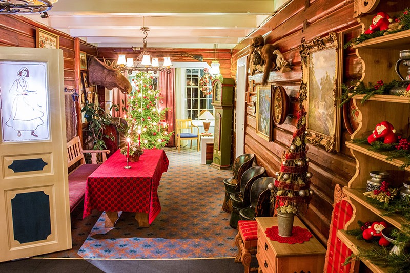 kerstsfeer in Straand Hotel