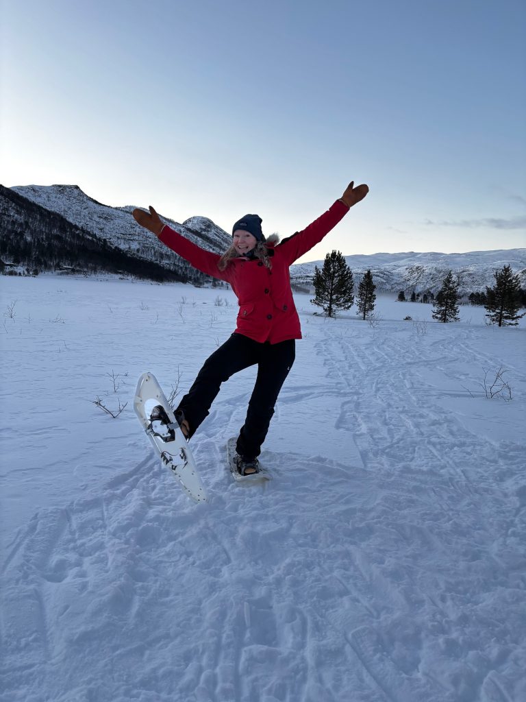 Sneeuwschoenwandeling in Hovden