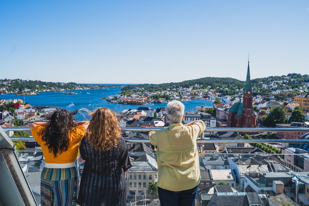 Prachtig uitzicht over Arendal