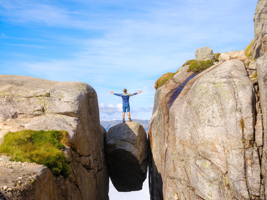 Kjerag - tijdens rondreis in Noorwegen