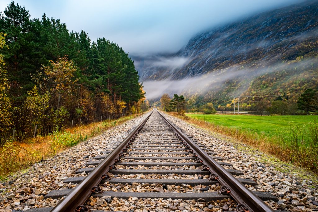 per trein door noorwegen