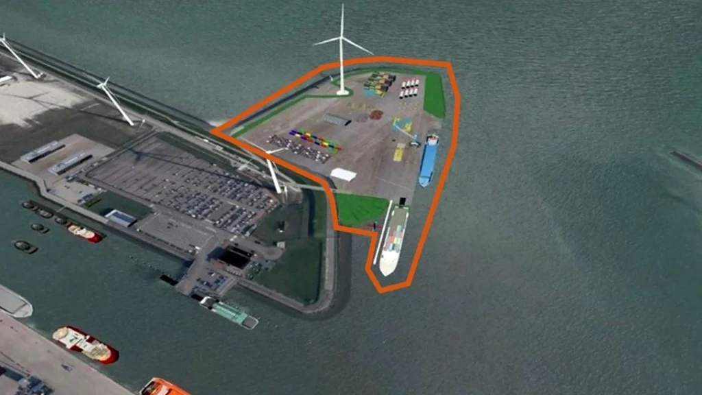 nieuw havengebied eemshaven